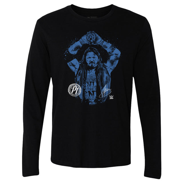 A.J. Styles Men's Long Sleeve T-Shirt | 500 LEVEL