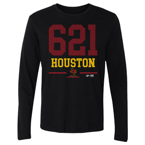 Houston Gamblers Men's Long Sleeve T-Shirt | 500 LEVEL