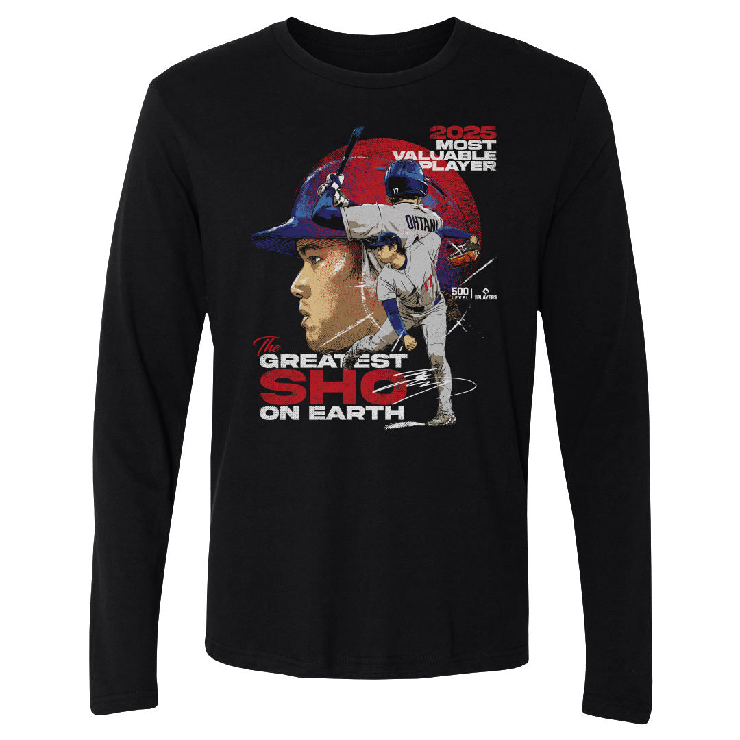 Shohei Ohtani Men's Long Sleeve T-Shirt | 500 LEVEL