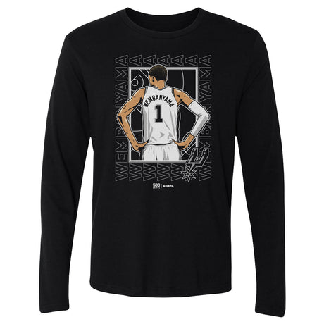 Victor Wembanyama Men's Long Sleeve T-Shirt | 500 LEVEL