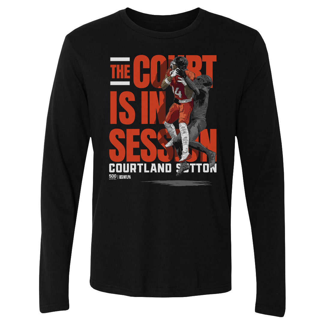 Courtland Sutton Men's Long Sleeve T-Shirt | 500 LEVEL