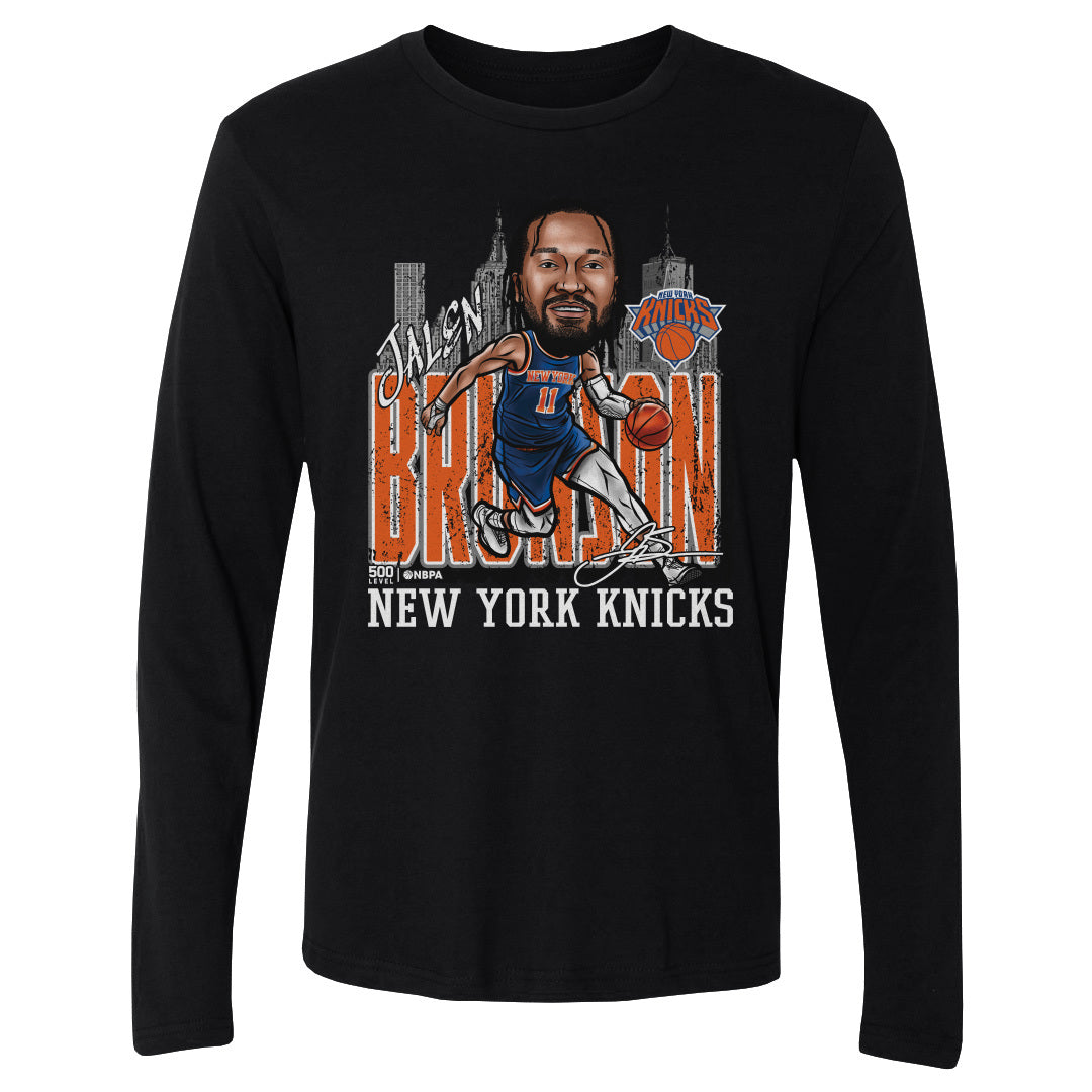 Jalen Brunson Men's Long Sleeve T-Shirt | 500 LEVEL