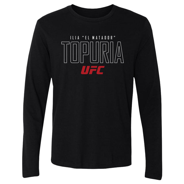 Ilia Topuria Men's Long Sleeve T-Shirt | 500 LEVEL