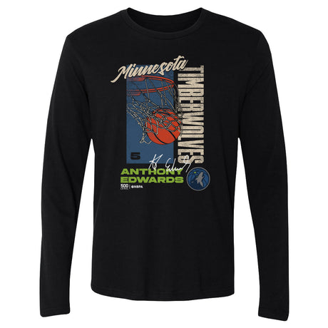 Anthony Edwards Men's Long Sleeve T-Shirt | 500 LEVEL