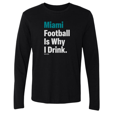 Miami Football Men's Long Sleeve T-Shirt | 500 LEVEL