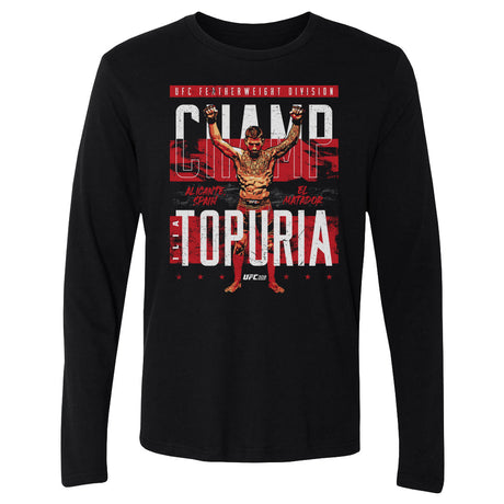 Ilia Topuria Men's Long Sleeve T-Shirt | 500 LEVEL