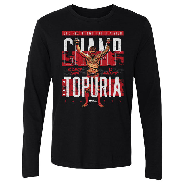 Ilia Topuria Men's Long Sleeve T-Shirt | 500 LEVEL