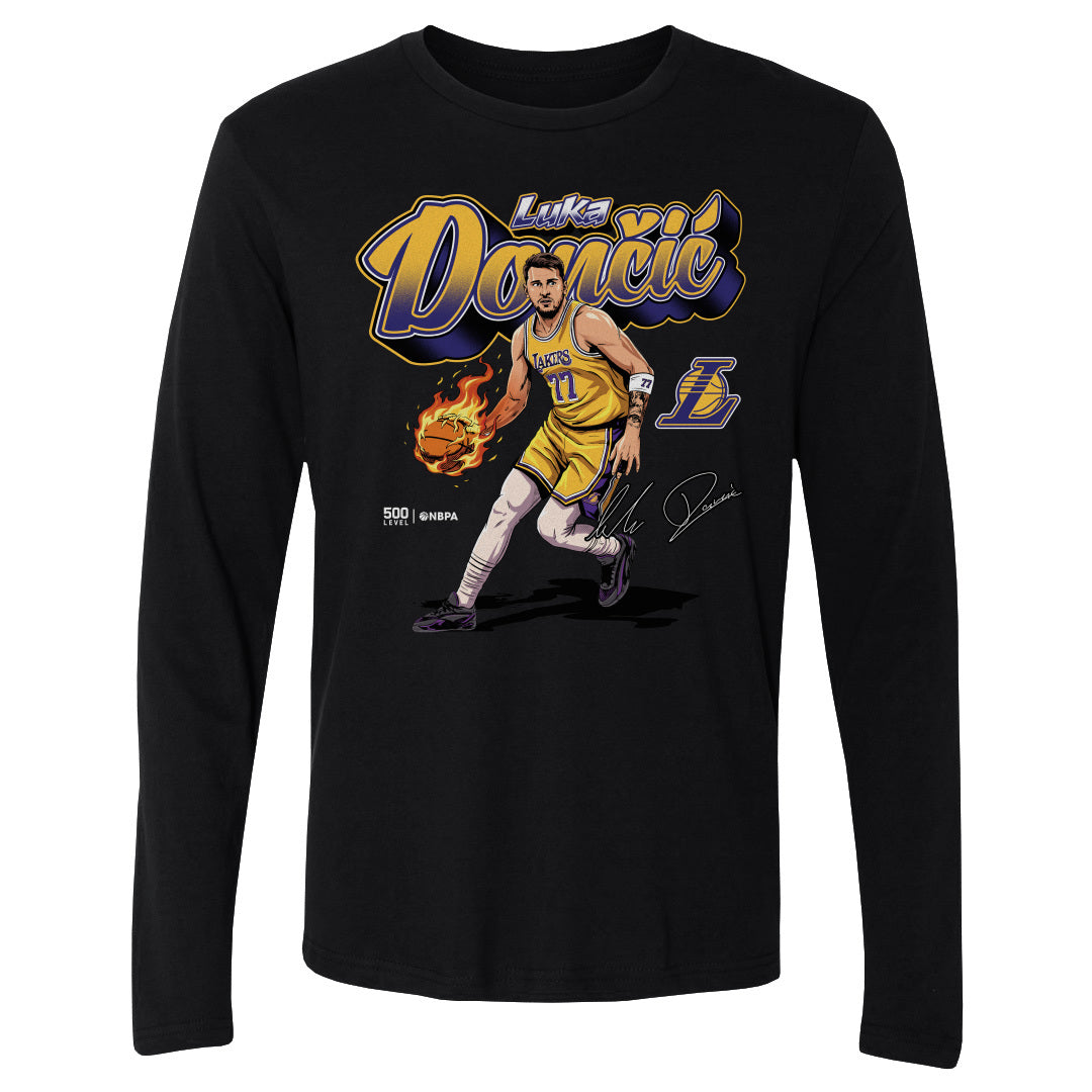 Luka Doncic Men's Long Sleeve T-Shirt | 500 LEVEL