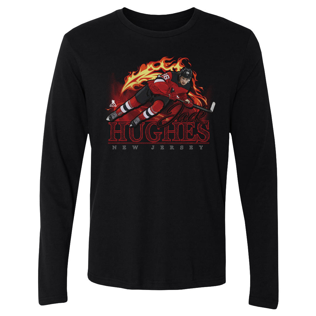 Jack Hughes Men's Long Sleeve T-Shirt | 500 LEVEL