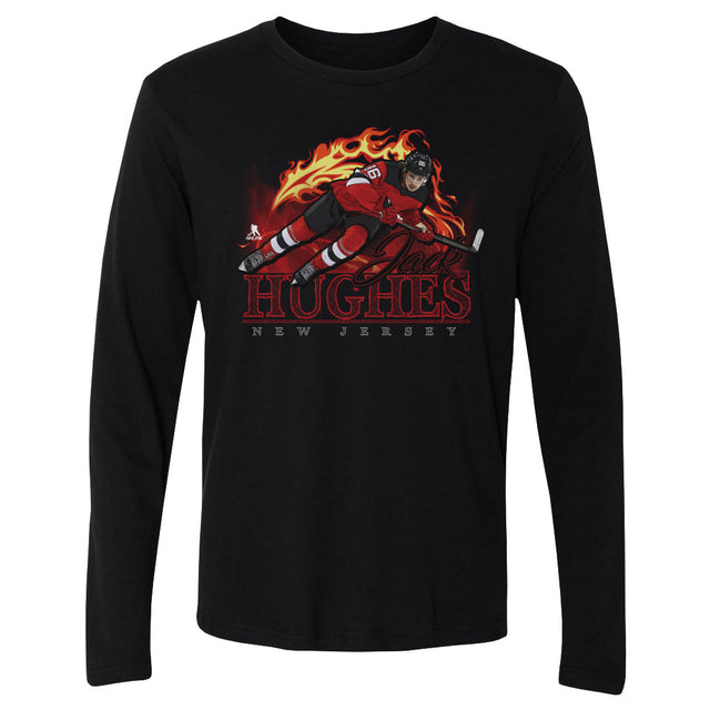Jack Hughes Men's Long Sleeve T-Shirt | 500 LEVEL