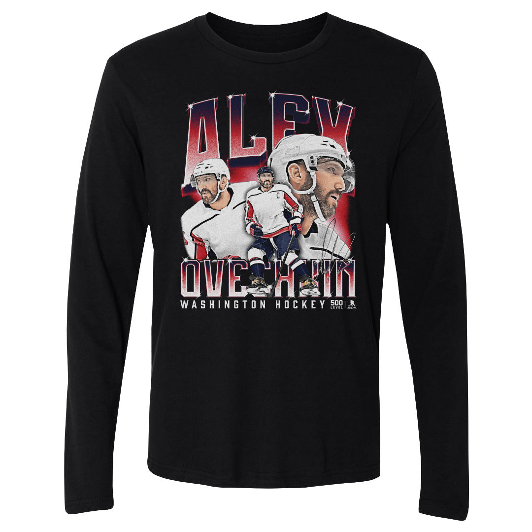 Alex Ovechkin Men's Long Sleeve T-Shirt | 500 LEVEL