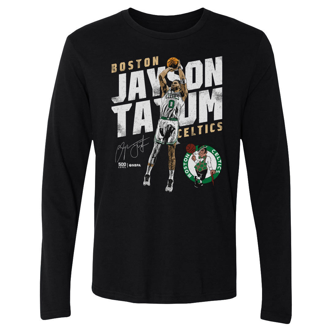 Jayson Tatum Men's Long Sleeve T-Shirt | 500 LEVEL