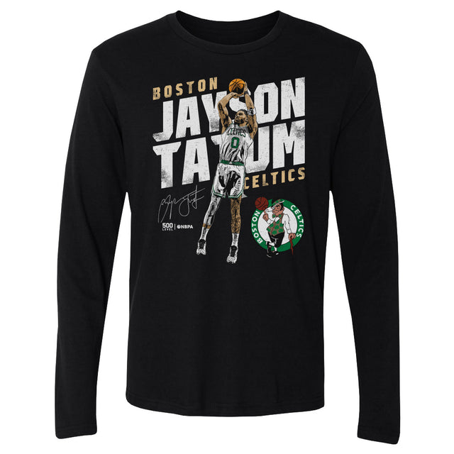 Jayson Tatum Men's Long Sleeve T-Shirt | 500 LEVEL
