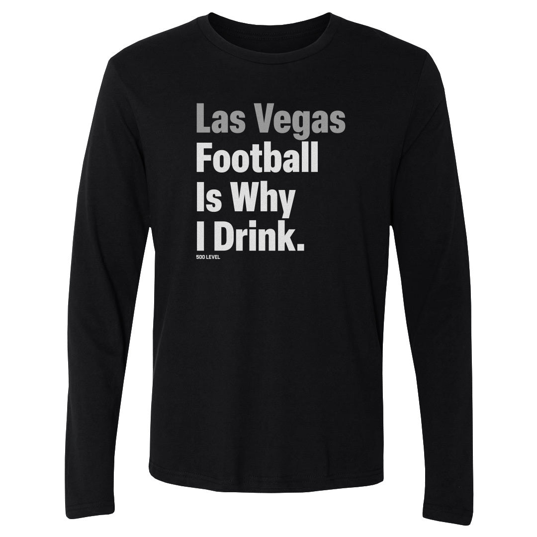 Las Vegas Football Men's Long Sleeve T-Shirt | 500 LEVEL