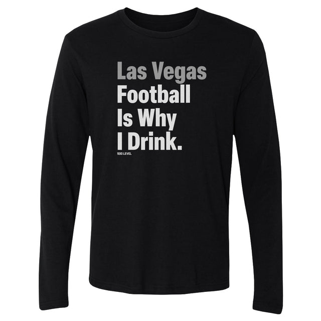 Las Vegas Football Men's Long Sleeve T-Shirt | 500 LEVEL