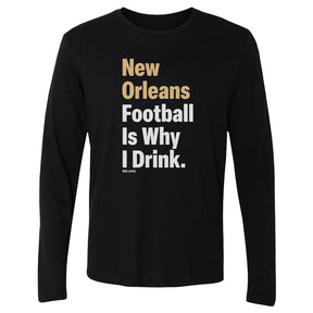 New Orleans Football Men's Long Sleeve T-Shirt | 500 LEVEL