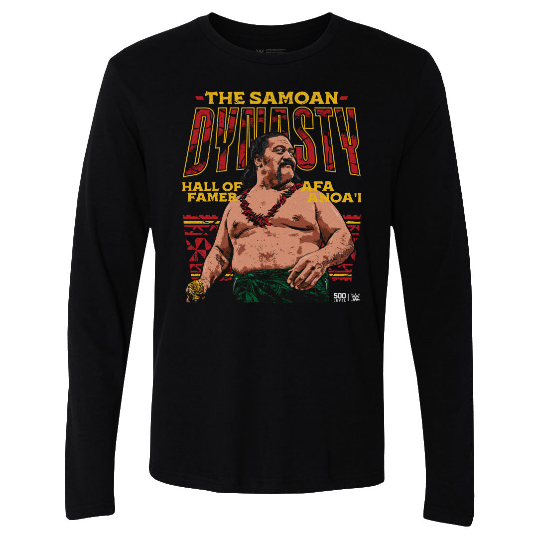 Afa Anoa'i Men's Long Sleeve T-Shirt | 500 LEVEL