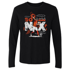 Bo Nix Men's Long Sleeve T-Shirt | 500 LEVEL