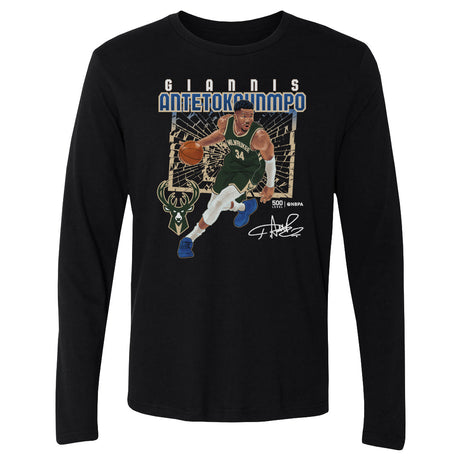 Giannis Antetokounmpo Men's Long Sleeve T-Shirt | 500 LEVEL