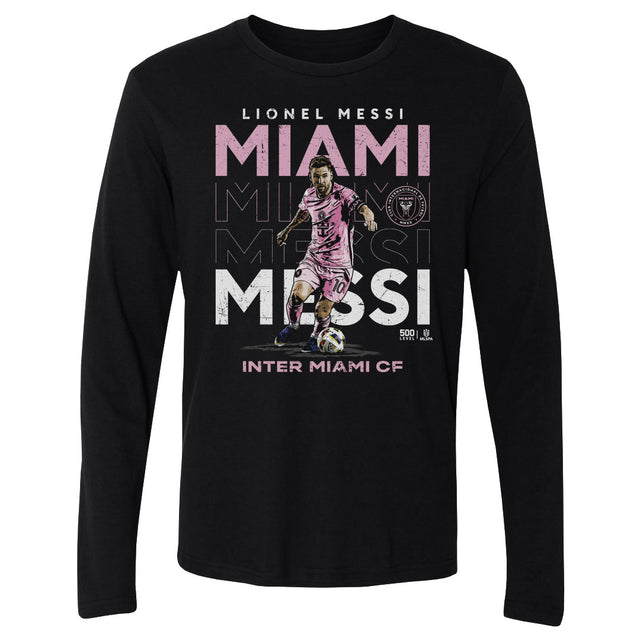 Lionel Messi Men's Long Sleeve T-Shirt | 500 LEVEL