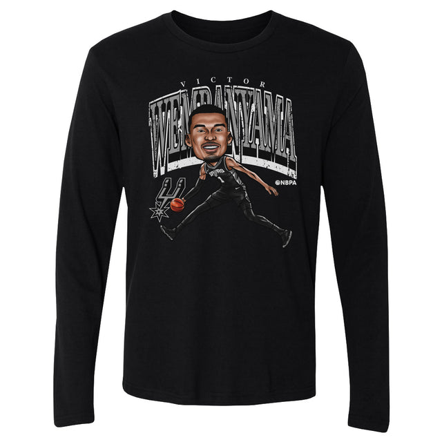 Victor Wembanyama Men's Long Sleeve T-Shirt | 500 LEVEL