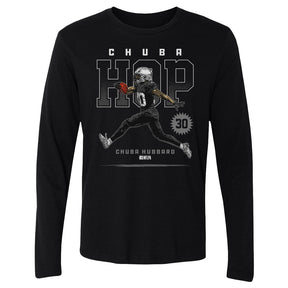 Chuba Hubbard Men's Long Sleeve T-Shirt | 500 LEVEL
