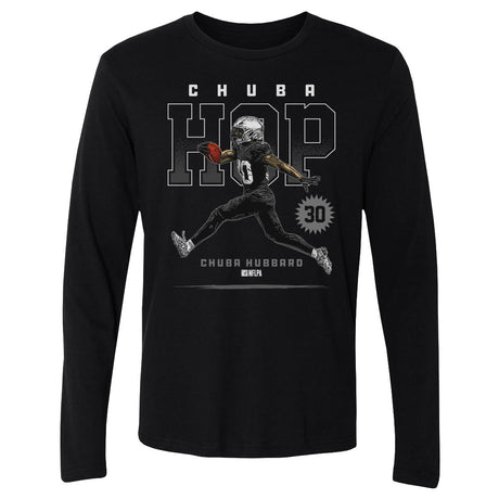 Chuba Hubbard Men's Long Sleeve T-Shirt | 500 LEVEL