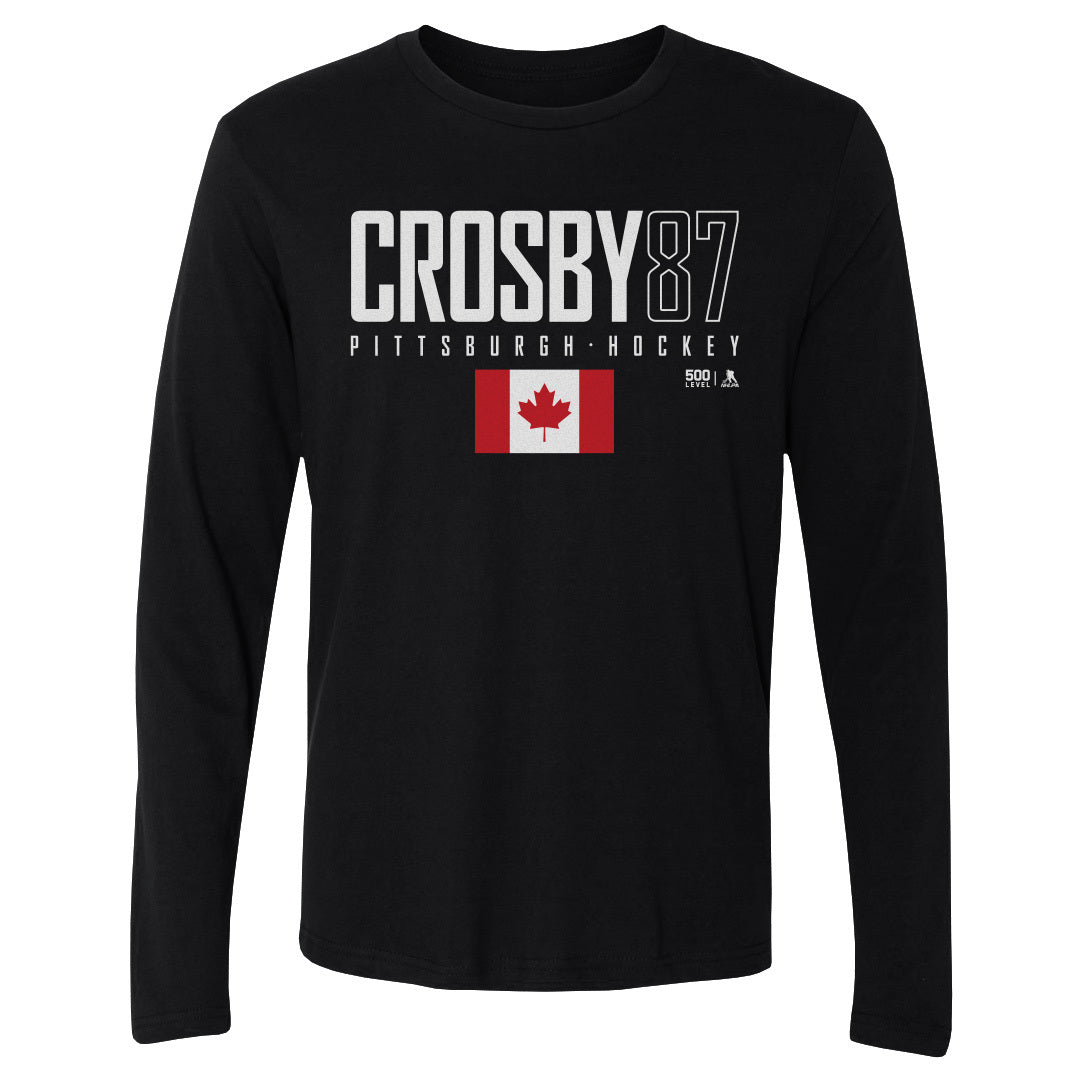 Sidney Crosby Men's Long Sleeve T-Shirt | 500 LEVEL
