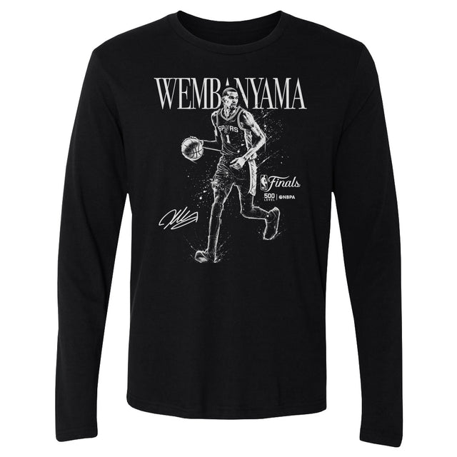 Victor Wembanyama Men's Long Sleeve T-Shirt | 500 LEVEL