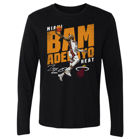 Bam Adebayo Men's Long Sleeve T-Shirt | 500 LEVEL