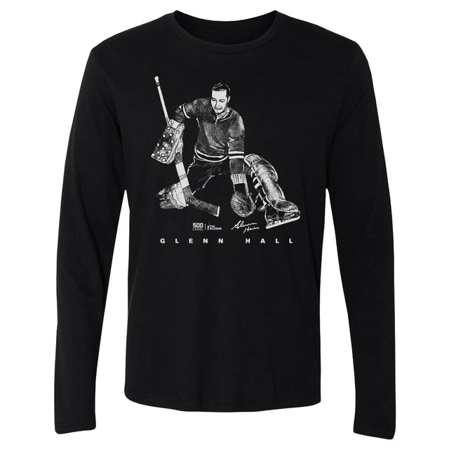 Glenn Hall Men's Long Sleeve T-Shirt | 500 LEVEL