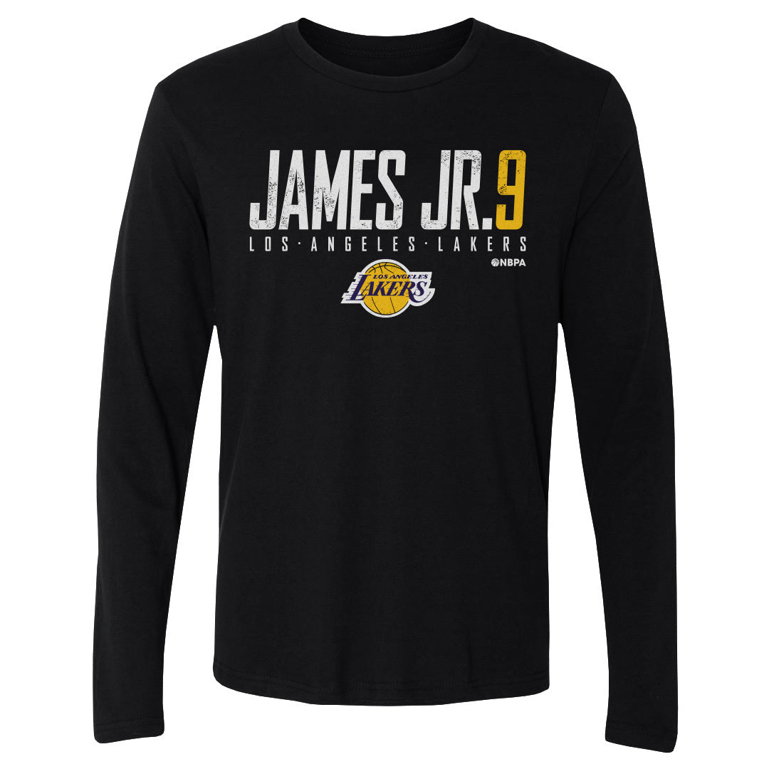 Bronny James Jr. Men's Long Sleeve T-Shirt | 500 LEVEL