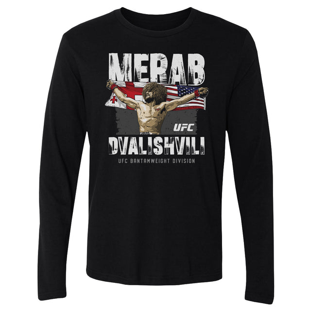 Merab Dvalishvili Men's Long Sleeve T-Shirt | 500 LEVEL