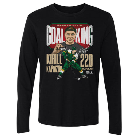 Kirill Kaprizov Men's Long Sleeve T-Shirt | 500 LEVEL