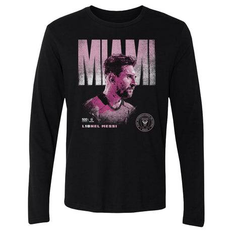 Lionel Messi Men's Long Sleeve T-Shirt | 500 LEVEL