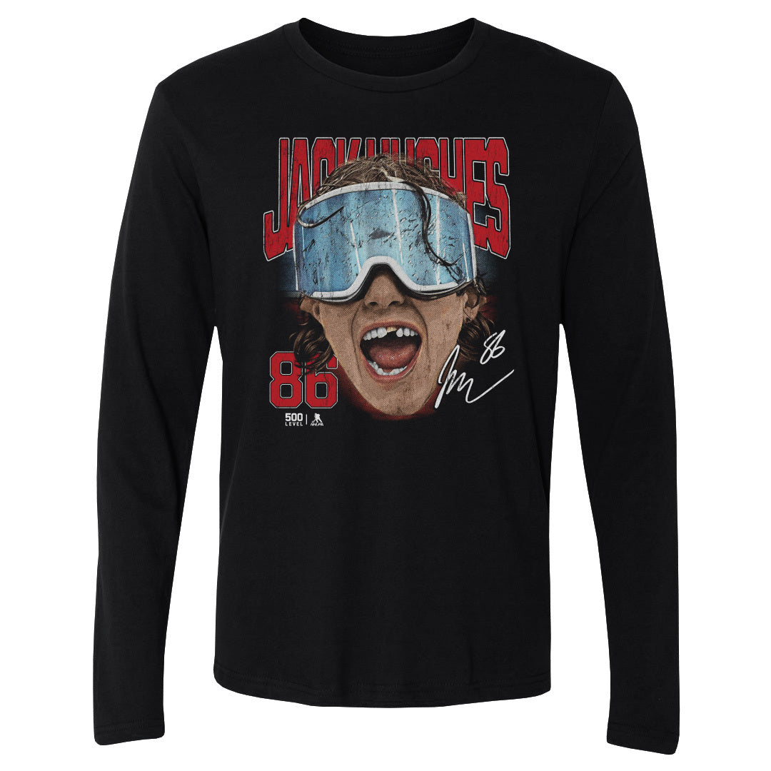 Jack Hughes Men's Long Sleeve T-Shirt | 500 LEVEL