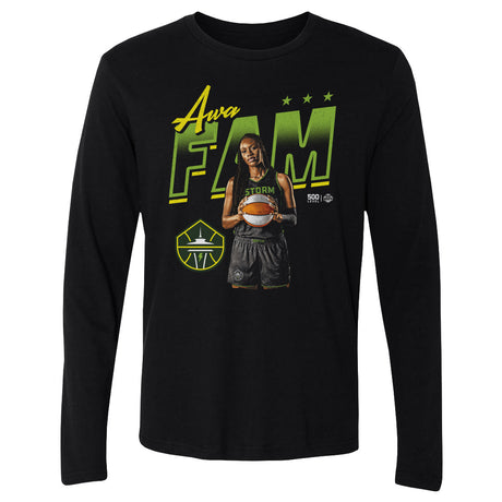 Awa Fam Men's Long Sleeve T-Shirt | 500 LEVEL