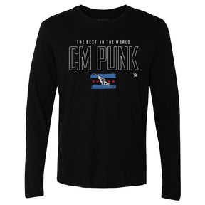 CM Punk Men's Long Sleeve T-Shirt | 500 LEVEL