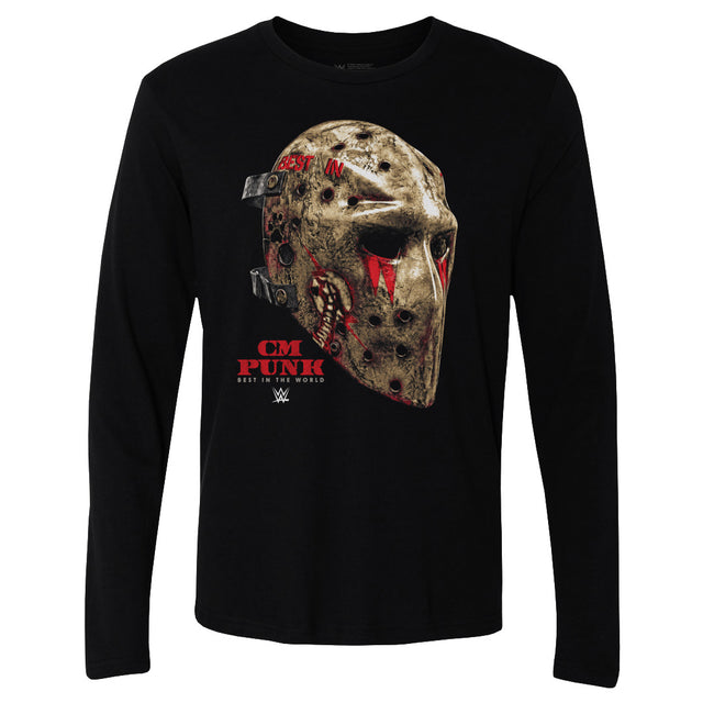 CM Punk Men's Long Sleeve T-Shirt | 500 LEVEL