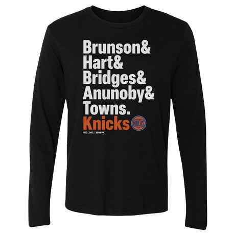 New York Knicks Men's Long Sleeve T-Shirt | 500 LEVEL