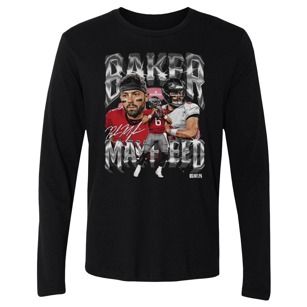 Baker Mayfield Men&#39;s Long Sleeve T-Shirt | 500 LEVEL