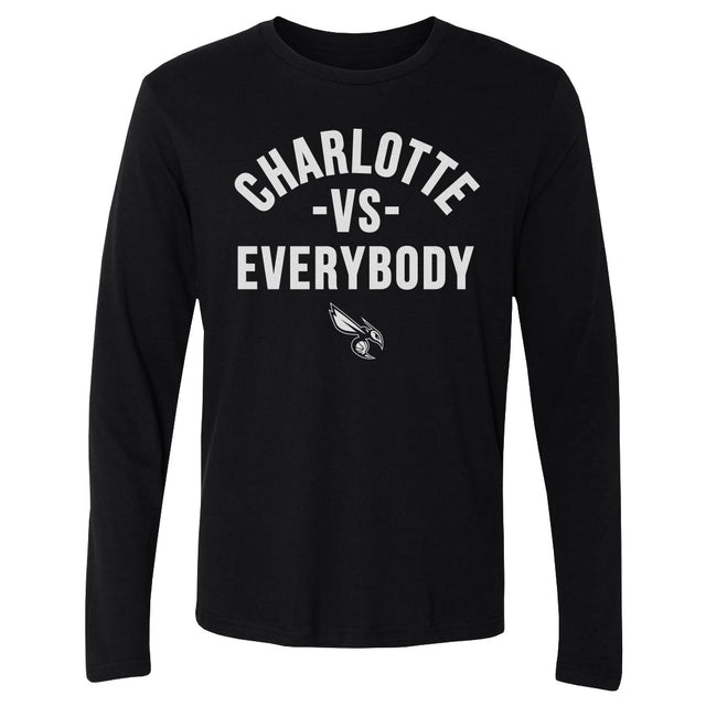 Charlotte Hornets Men's Long Sleeve T-Shirt | 500 LEVEL