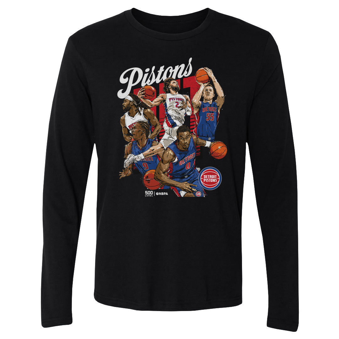 Detroit Pistons Men's Long Sleeve T-Shirt | 500 LEVEL