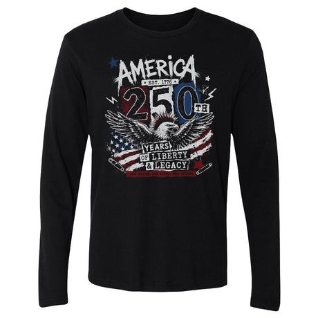 USA Men's Long Sleeve T-Shirt | 500 LEVEL