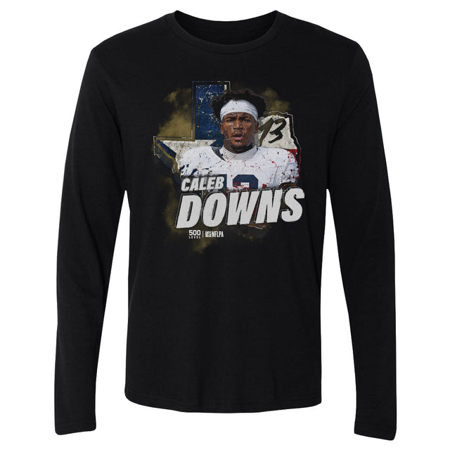 Caleb Downs Men's Long Sleeve T-Shirt | 500 LEVEL