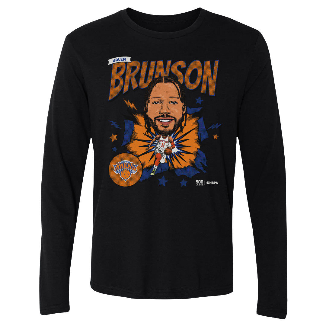 Jalen Brunson Men's Long Sleeve T-Shirt | 500 LEVEL