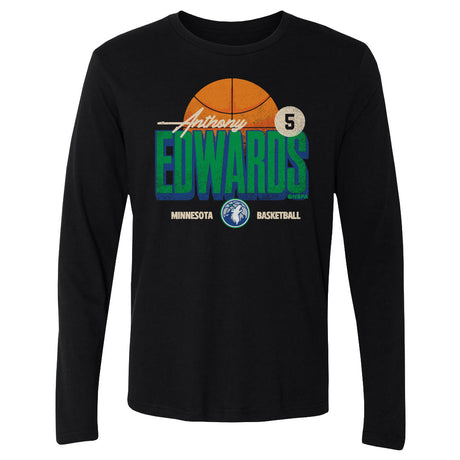 Anthony Edwards Men's Long Sleeve T-Shirt | 500 LEVEL