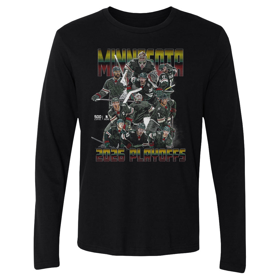 Minnesota Hockey Men's Long Sleeve T-Shirt | 500 LEVEL