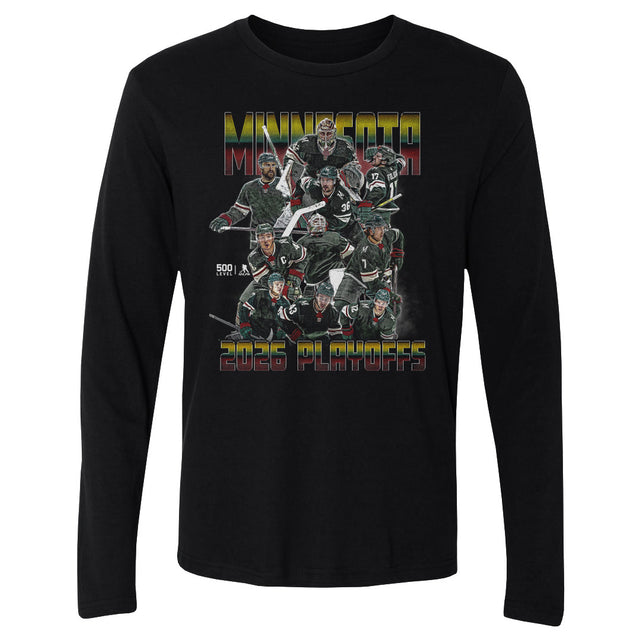 Minnesota Hockey Men's Long Sleeve T-Shirt | 500 LEVEL