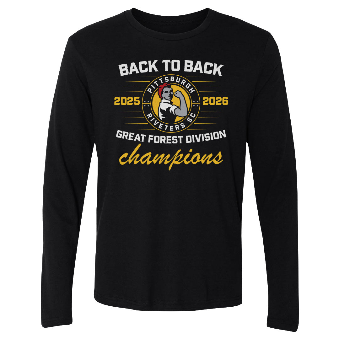 Pittsburgh Riveters SC Men's Long Sleeve T-Shirt | 500 LEVEL
